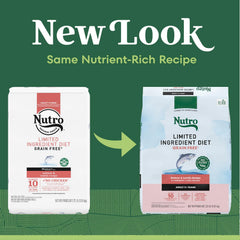 Close-up of Nutro kibble for limited-ingredient diet