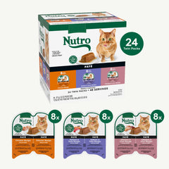 Nutro pate chicken-liver flavor tray, grain-free cat meal