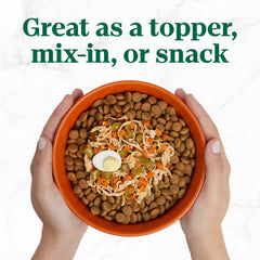 Nutro So Simple bone-broth base appeals to adult dogs.