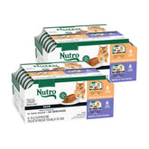 Nutro Wet Cat Food Pate Salmon-Tuna Tray showing savory texture and hydration benefits