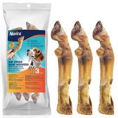 Nuvica Goat Hoof Bone Pack 3 — natural chew for dogs' dental care