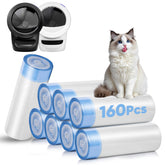 NXPPYY 160-count litter box liner fits Litter Robot 3 and 4 for easy cleanup.