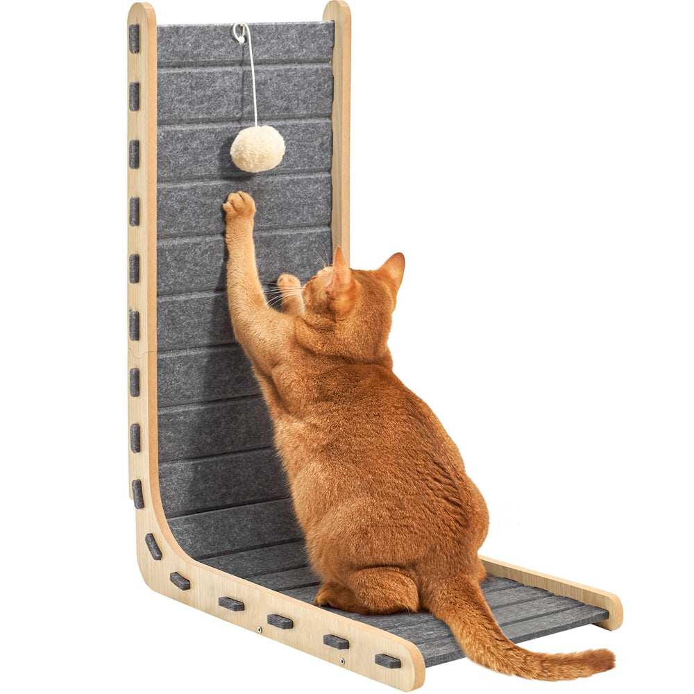 Nxwjoy felt cat scratch pad for durable indoor scratching sessions