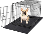NYFITY Kennel Pad absorbs urine and cushions paws during crate training.