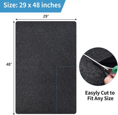 NYFITY Kennel Pad features waterproof backing to keep floors dry.