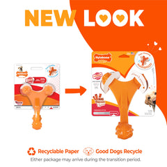 Nylabone Axis Bone textured ends for varied chewing sensations