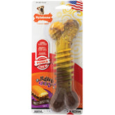 Nylabone Flavor Frenzy Philly Cheesesteak dental bone, X-Large, ideal for strong chewers.