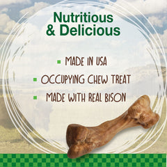 Nylabone Healthy Edibles Wild bone-shaped chew—durable snack for small breeds.