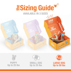 Nylabone Natural Nubz Chew Treat with highly digestible formula.