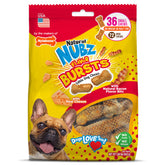 Nylabone Nubz bacon-cheese flavor burst for small dogs, engaging long-lasting chew.