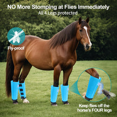 OAHELAKE breathable loose-fit mesh leggings keep horses cool with ventilation.
