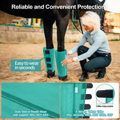 OAHELAKE easy-clean quick-dry fly leggings for horses.