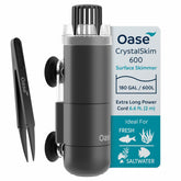 OASE CrystalSkim 600 removes surface film and debris for clearer water.
