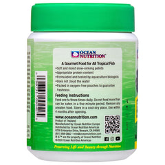 Colorful tropical fish enjoying Ocean Nutrition Formula Two Pellets