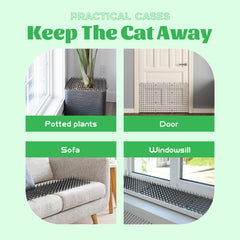 OceanPAX 16-pack cat deterrent mats safeguard garden beds and borders.