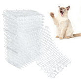 OCEANPAX Clear Cat Scat Mat 16x13 pack protects furniture with discreet spikes.