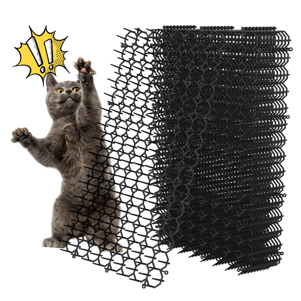 OCEANPAX 16x8 scat mat deters cats from furniture and gardens.