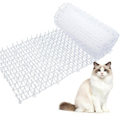OCEANPAX transparent scat mat on a sofa protecting furniture with discreet barrier.