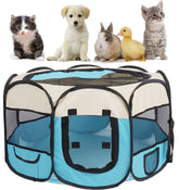 OceeK pet playpen setup view shows quick assembly for indoor use.