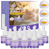 OcePor cat calming diffuser with 3 plugs for a tranquil home