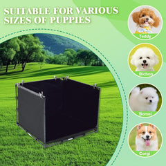 OCMML foldable potty tray for easy cleaning and compact storage.