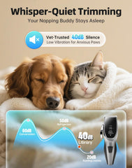 OCPEET detachable blades allow easy cleaning and versatile grooming