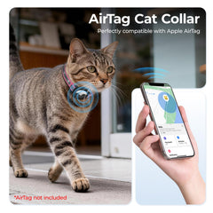 Odokele AirTag collar breakaway buckle allowing quick release if snagged.