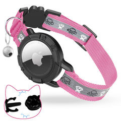 Odokele AirTag cat collar front view for comfortable daily wear and reliable location checks.