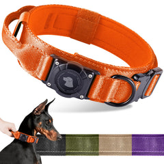 Odokele AirTag dog collar with waterproof holder for all-weather adventures.