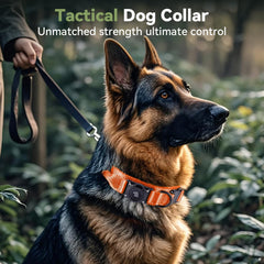 Odokele AirTag holder integrated into tactical collar for secure tracking.