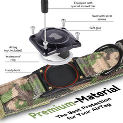 Odokele tactical dog collar made of 1000D nylon for durability and comfort