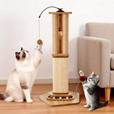 Odoland 34-Inch Sisal Post base for stable scratching sessions.