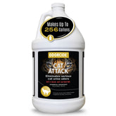 Odorcide Cat Attack bottle with apricot fragrance neutralizes cat odors.