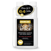 Odorcide Cat Attack concentrate bottle close-up for odor removal