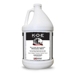 Odorcide K.O.E concentrate bottle for efficient odor control in kennels.