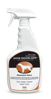 Odorcide Thornell Dog Odor-Off spray bottle for quick odor removal on carpets and surfaces.