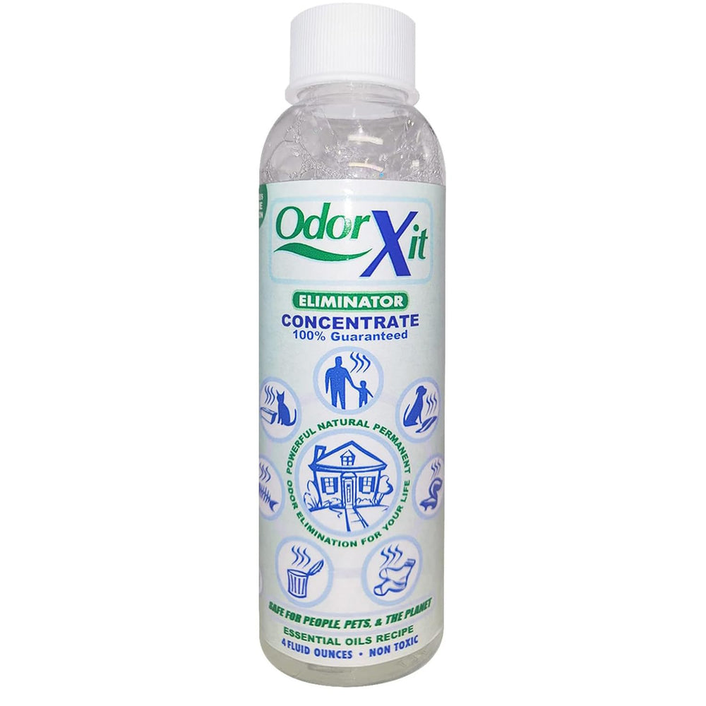 OdorXit bottle ready to dilute for pet urine odor control.