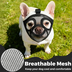 OHCOZZY Bulldog muzzle supports safe walks and vet visits.