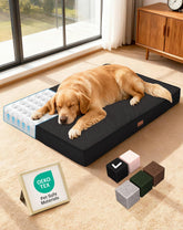 OhGeni Orthopedic Dog Bed 41-inch top view for large dogs.
