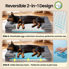 OhGeni removable waterproof cover with zipper for easy cleaning