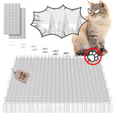 ohlela scat mat 16x13 spikes closeup deters pets from plants.