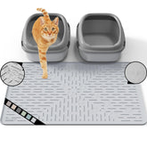 OHMO cat litter mat anti-scatter design traps litter at the source