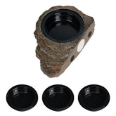 Oiibo magnetic gecko feeder ledge securely attaches for stable terrarium feeding.
