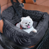 Oiilores dog car seat clip-on safety leash secures small dogs during travel.