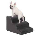 Oiilores dog stairs 15-inch height with 3 steps for stable couch access