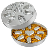 Oiwliur slow-feeder bowl slows eating for calmer meals.