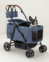 OJCME heavy-duty frame supports up to 132 lbs for large dogs.