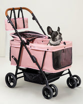 OJCME dog stroller heavy-duty-frame for safe, durable use