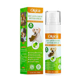 Okica Bitter Apple Spray on furniture helping deter dog chewing