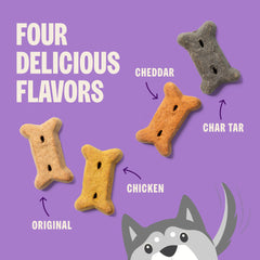 Old Mother Hubbard Original Chicken biscuits offer savory flavor for motivation during training.